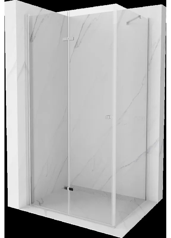 Mexen Lima sprchová kabína, skladacie dvere 100 x 120 cm, transparentnéné, chrómová - 856-100-120-01-00