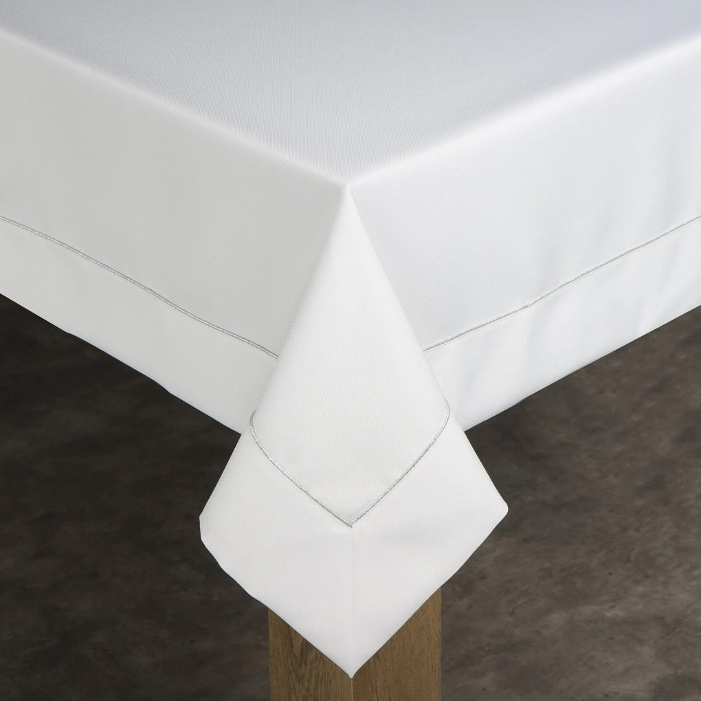 OBRUS KARIN 145X280 CM BIELY