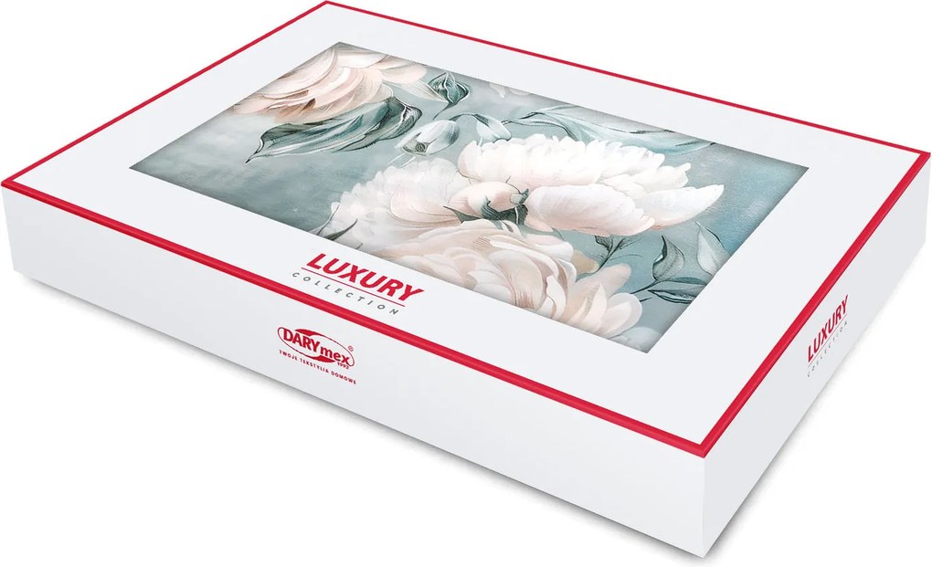 SATÉNOVÉ OBLIEČKY LUXURY HAVIN 160X200 CM, 2KS 70X80 CM KVETY
