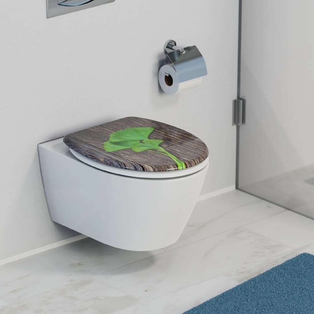 Eisl Sanitär WC sedadlo Duroplast Soft Close Ginko and Wood 82154