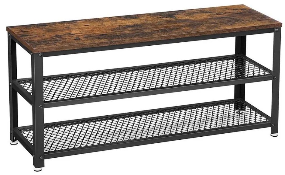 Botník DAVOR hnedá/čierna