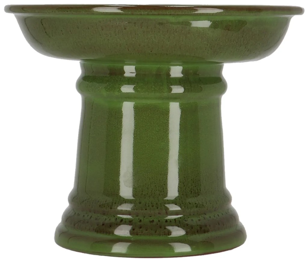 Napájadlo pre vtáky na nohe Max, 22,3x28,8 cm, terakota, zelená