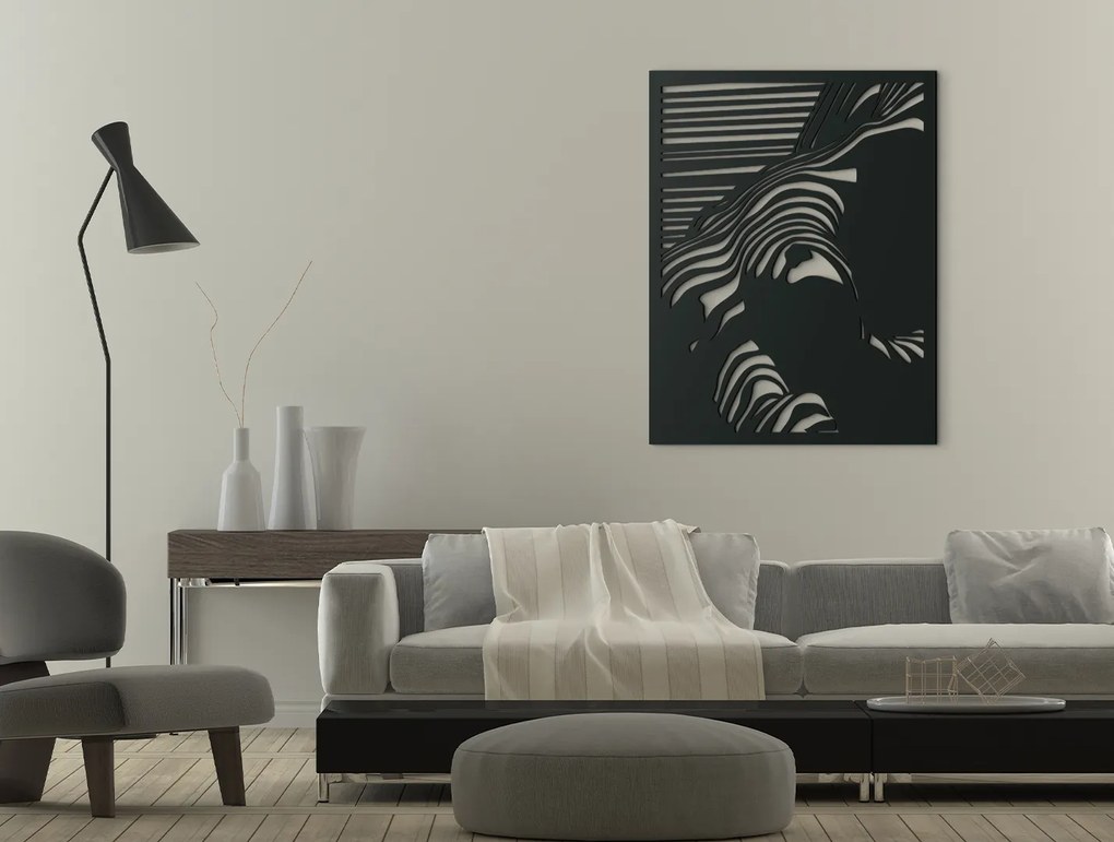 drevko Avantgardný obraz na stenu Akty Rozmer obrazu: 42,5 x 32,5 cm, Farba dekorácie: Čierna