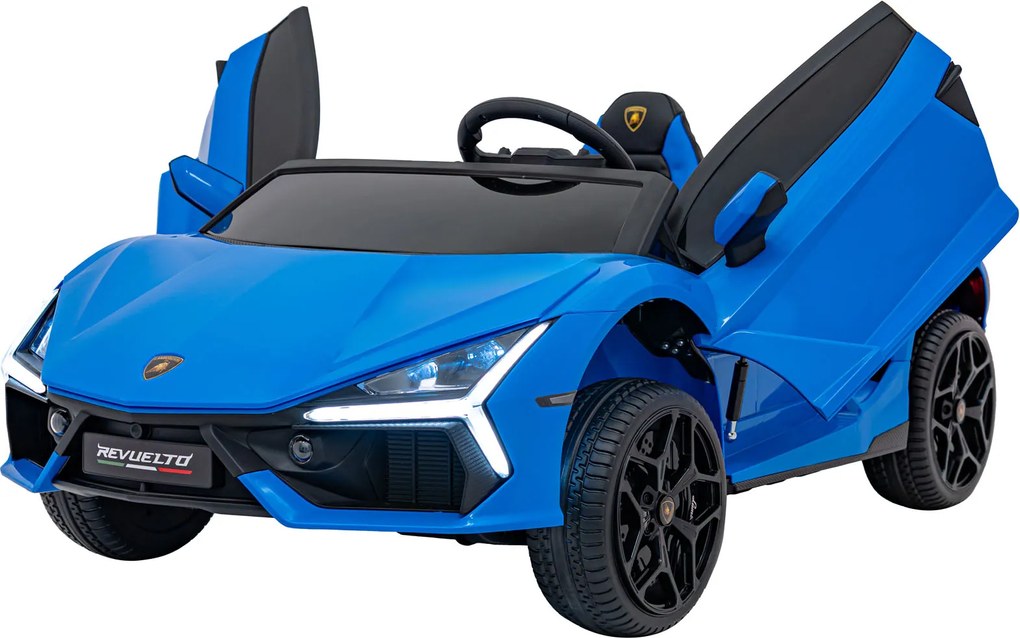 Ramiz Lamborghini Revuelto XL vozidlo Modrá