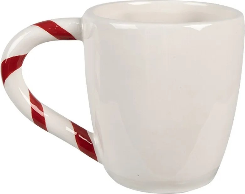 Biely hrnček s perníčkami Gingerbread - 14*9*10 cm / 325 ml