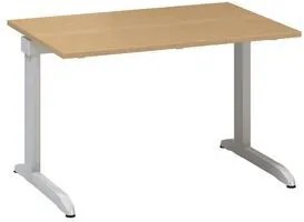 Kancelársky stôl Alfa 300, 120 x 80 x 74,2 cm, rovné vyhotovenie, dezén buk