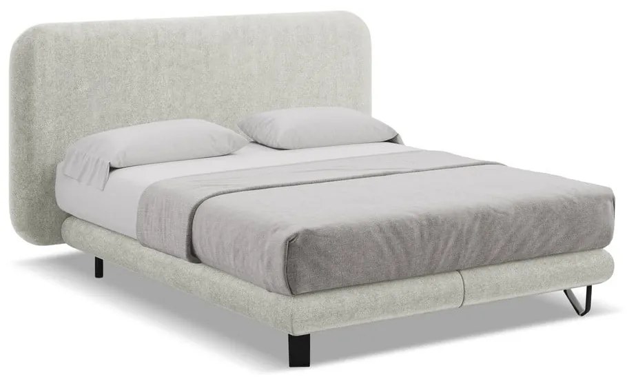 Béžová boxspring posteľ 140x200 cm Ilima – Makamii