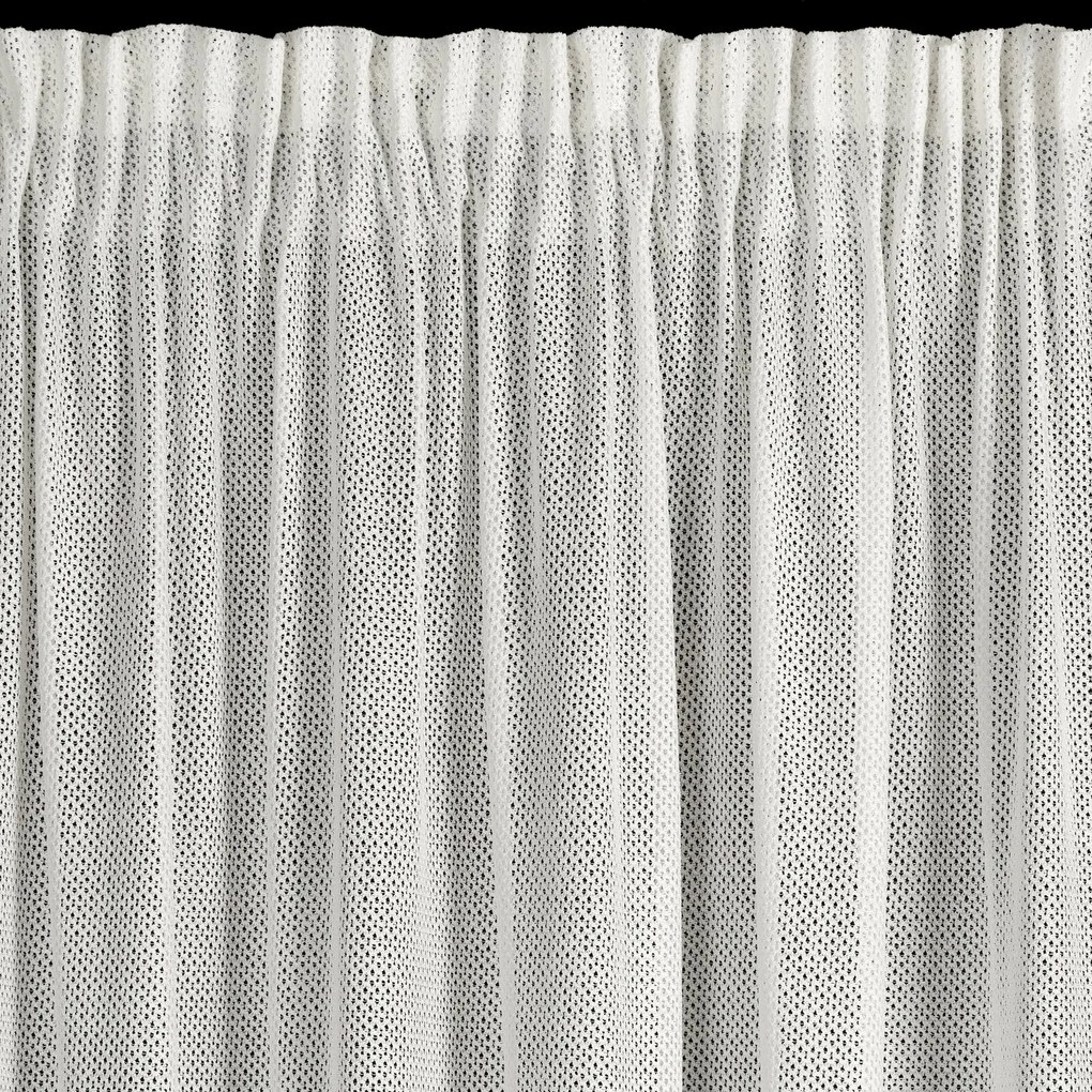 ZÁVES NA PÁSKE ALEKSA 140X270 CM BIELA
