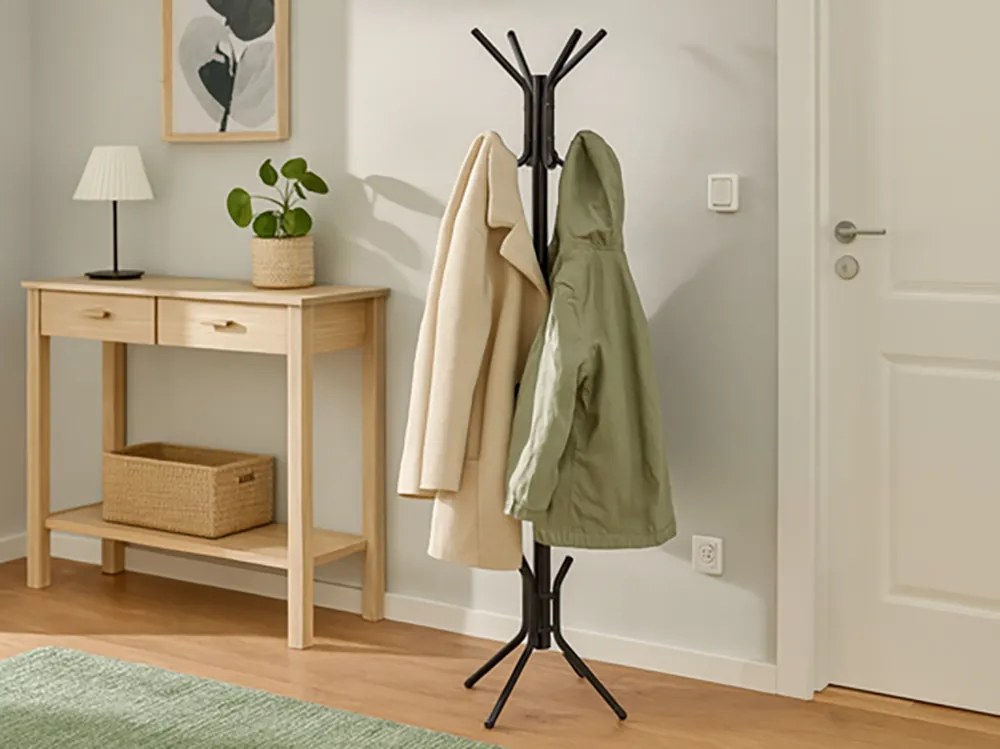 CH Stojanový vešiak Omer - čierna