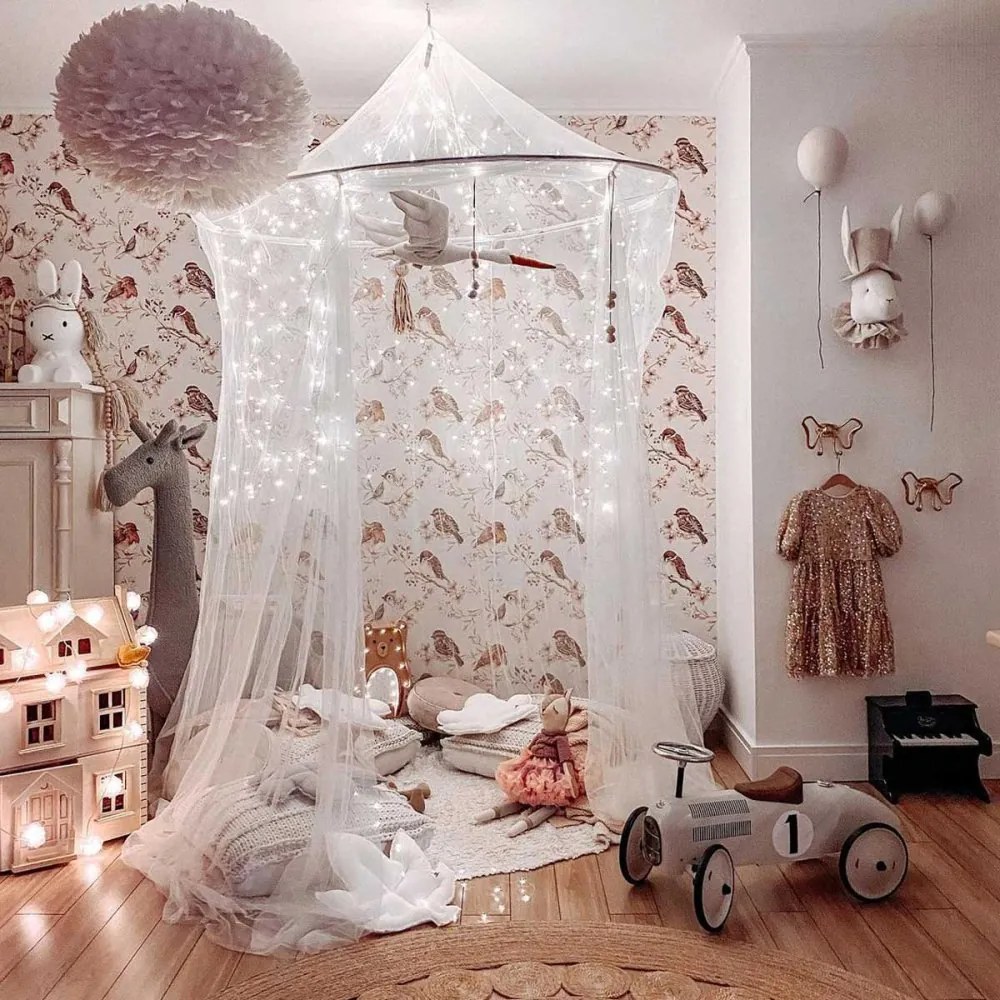 Tapeta vtáky béžová 280×50 cm