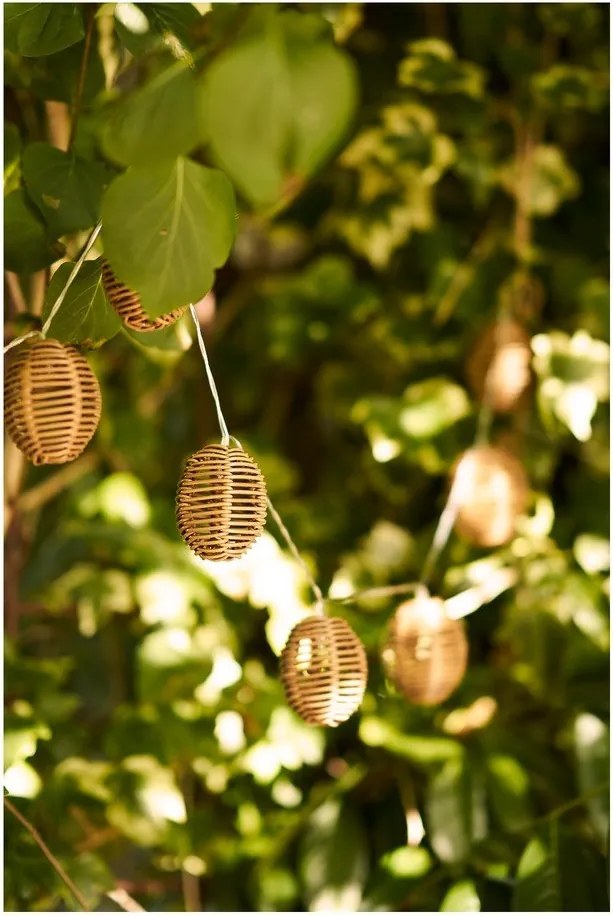 LED svetelná reťaz počet žiaroviek 10 ks na baterky dĺžka 180 cm Carlisle – House Nordic