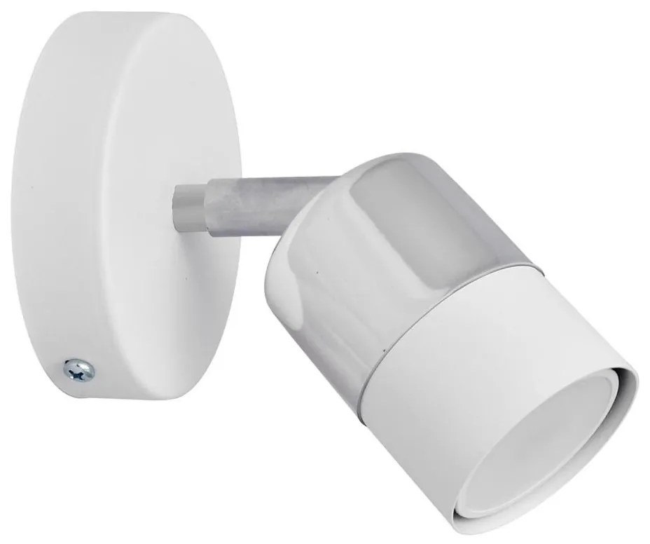 LED Nástenné bodové svietidlo TUBSSON 1xGU10/4,8W/230V biela/lesklý chróm