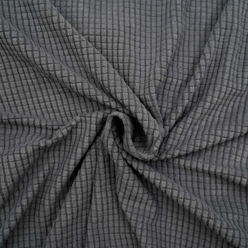 Antracitový 3-miestny napínací poťah na pohovku Sacha – douceur d'intérieur