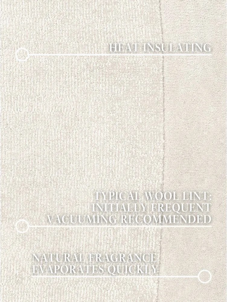 Krémový ručne tkaný okrúhly koberec s prímesou vlny ø 160 cm Kari Organic – Villeroy&amp;Boch