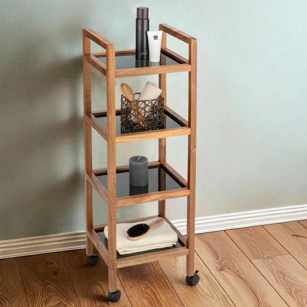 Wenko FONDI Mobilný regál – 4 police, L