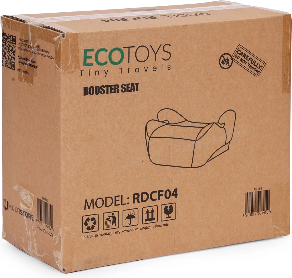 ECOTOYS podsedák i-Size 125–150 cm s držiakom na pohár