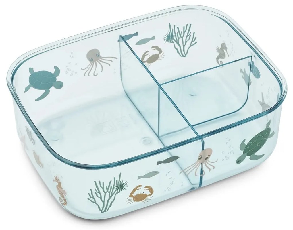 LIEWOOD Desiatový box Arthur Tritan Sea Creature Sandy 900 ml