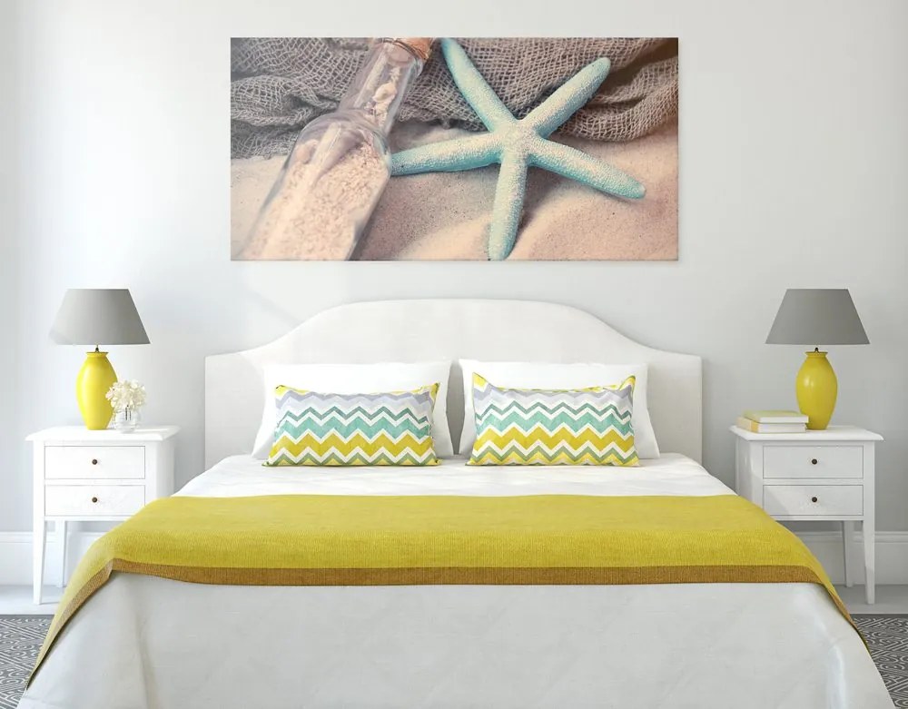 Obraz hviezdica na pláži Varianta: 100x50