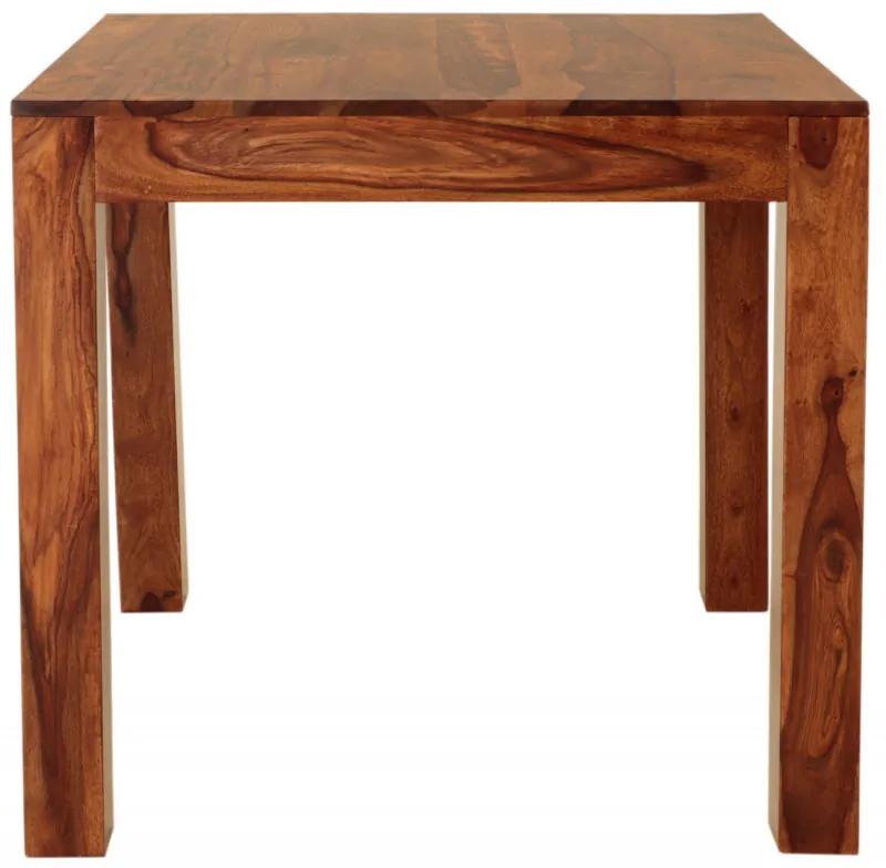 Jedálenský stôl Gani 80x80 z indického masívu palisander Only stain