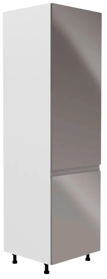 Potravinová kuchynská skrinka D60R Aurellia (biela + sivý lesk) (P). Vlastná spoľahlivá doprava až k Vám domov. 1015822
