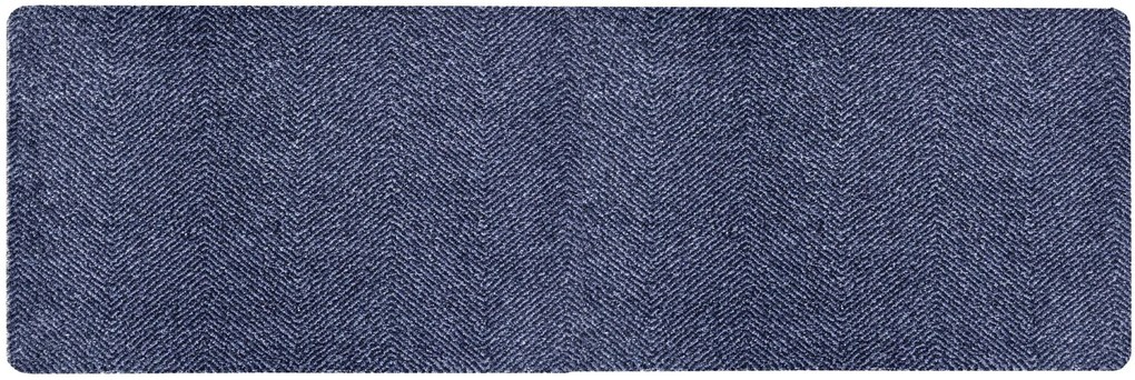 Hanse Home Collection koberce Rohožka Clean & Go 105348 Dark blue Black – na von aj na doma - 50x150 cm