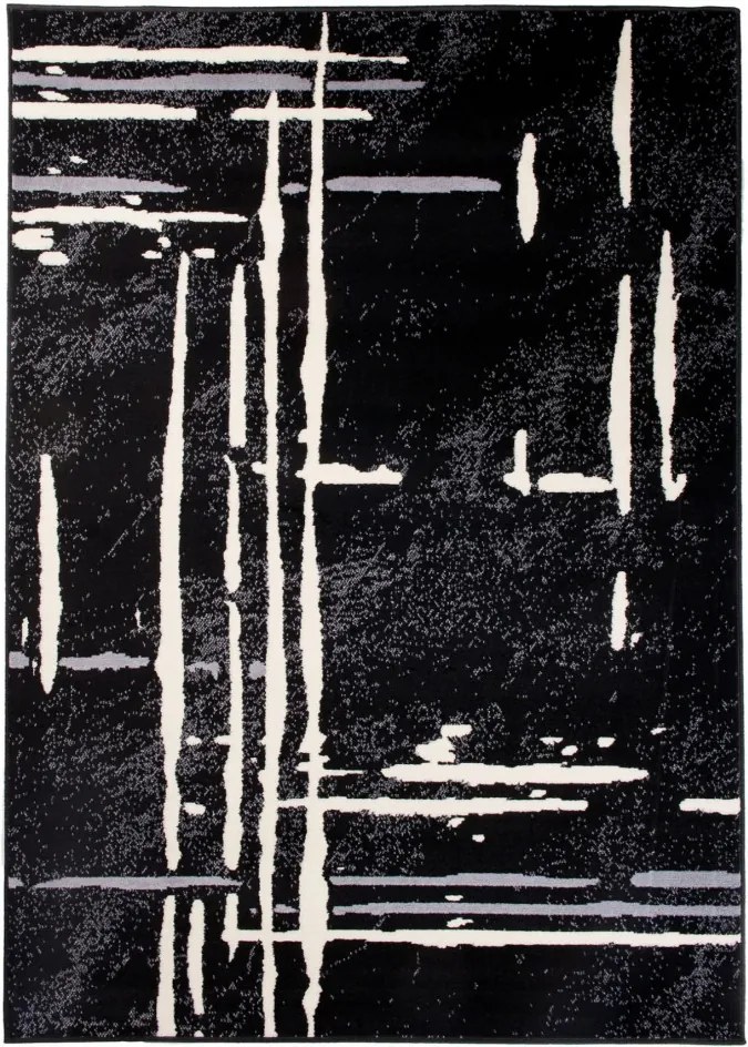 Kusový koberec PP Diego čierny 80x150, Velikosti 80x150cm