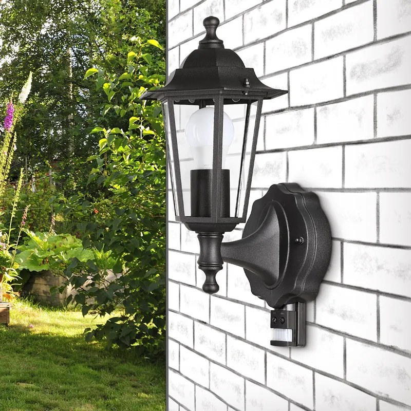 InternetovaZahrada Nástenná lampa Krysante so senzorom