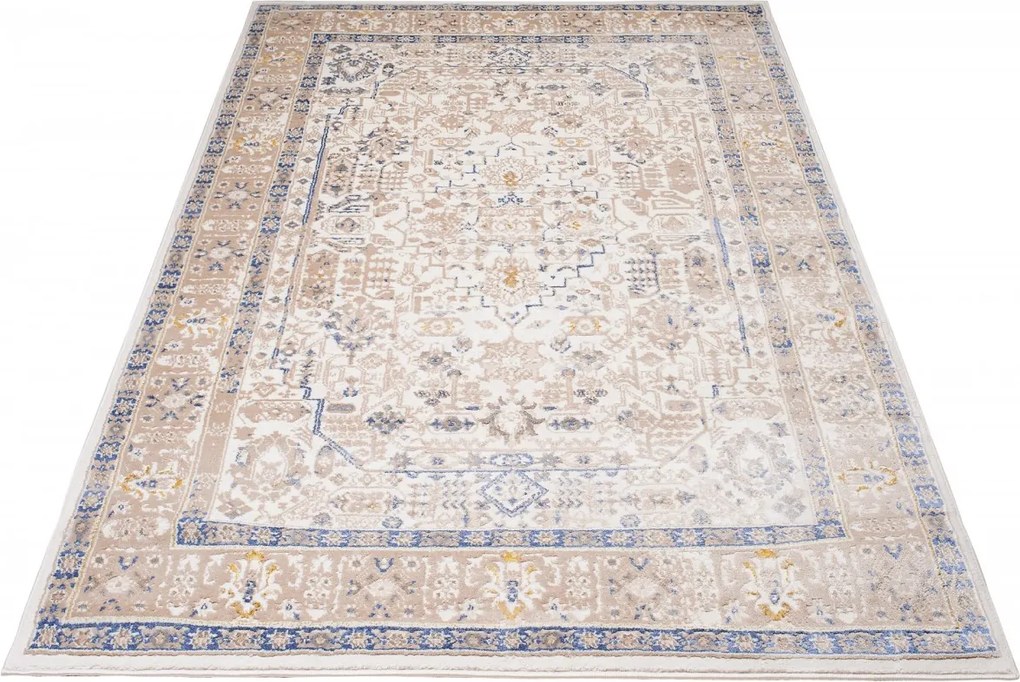 TA Koberec G549M BIELA/TMAVOMODRÁ ASTHANE