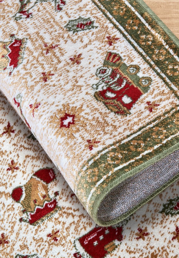 Villeroy & Boch, Kusový koberec Villeroy & Boch Toy's delight so strihaným vlasom 106218 Green, Multicolor, 50x80, zelená, obývacia izba