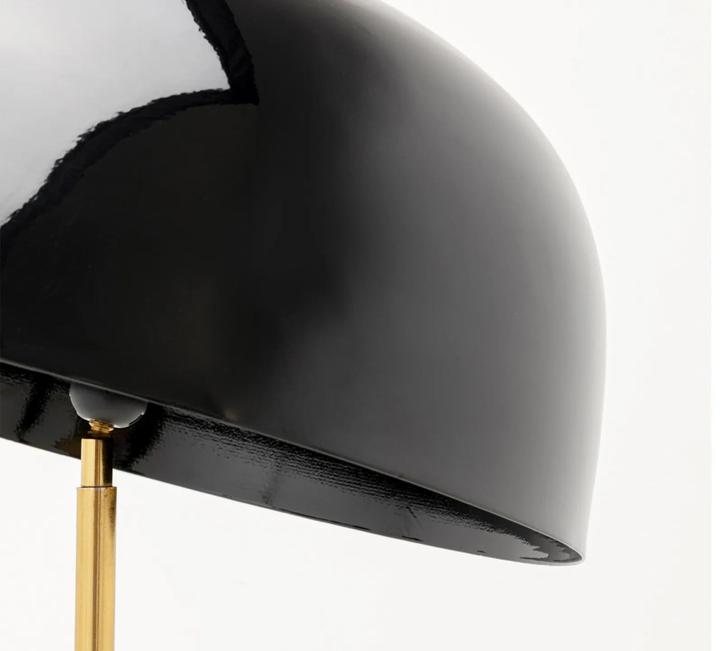 Loungy stojaca lampa čierna 160 cm