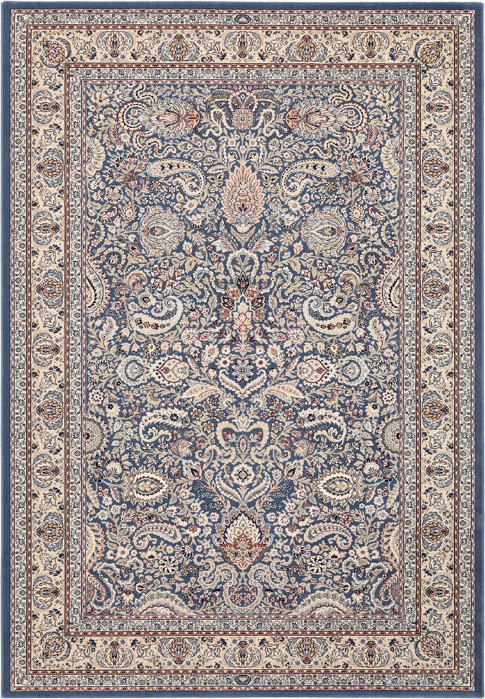 Osta, Kusový koberec Diamond 72201 901, 85x160, modrá, chodba / predsieň