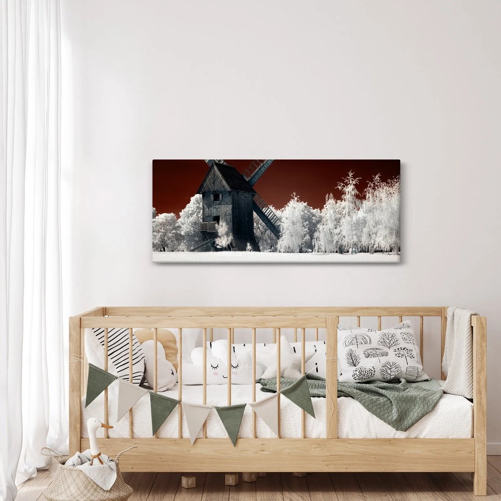Obraz mlyna (120x50 cm)