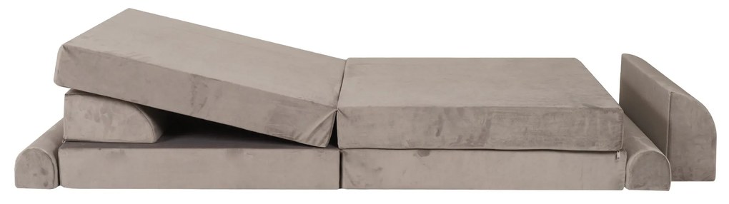 Variabilná detská pohovka MeowBaby® Premium, Velvet Grey