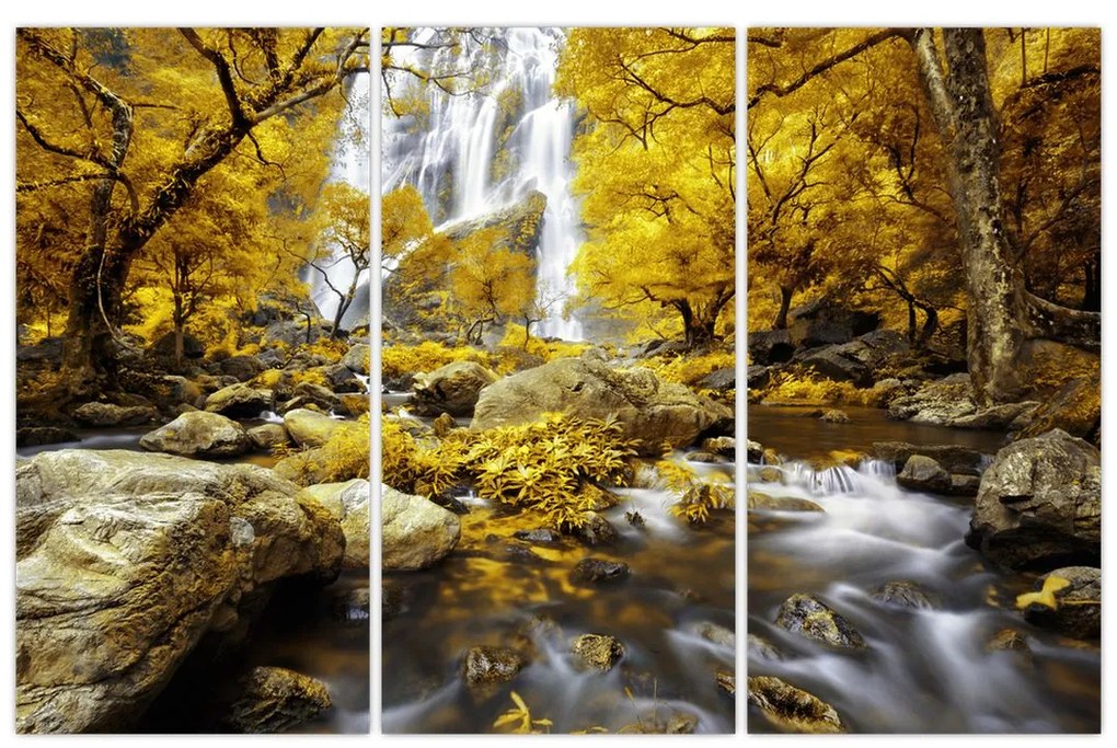 Obraz jesennej krajiny na stenu