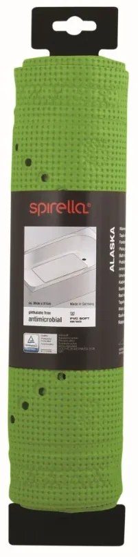 Spirella Protišmyková podložka do vane ALASKA, svetlozelená, 91 x 36 cm