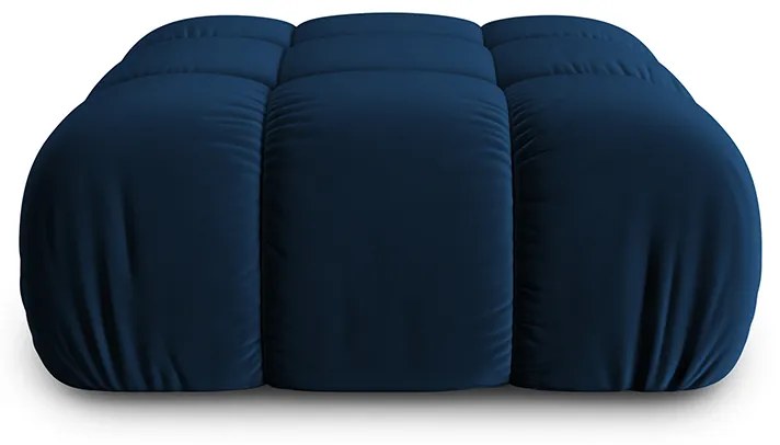 Micadoni Bellis čalunený ottoman - Tmavomodrá