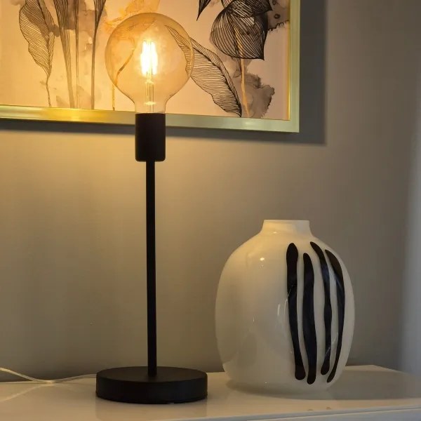 Stolná lampa ASTRID 1xE27/60W/230V matná čierna