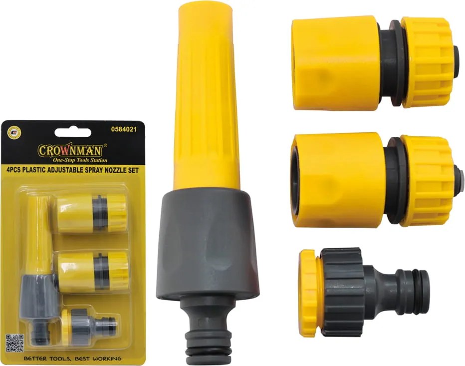 CROWNMAN Súprava hadicových spojok