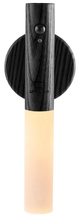 Čierne LED nástenné svietidlo na USB Baton – Gingko