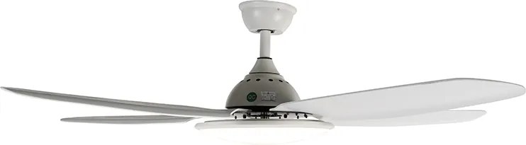 Stropný ventilátor biely 130 cm vrátane LED stmievateľný s diaľkovým ovládaním - Vifte