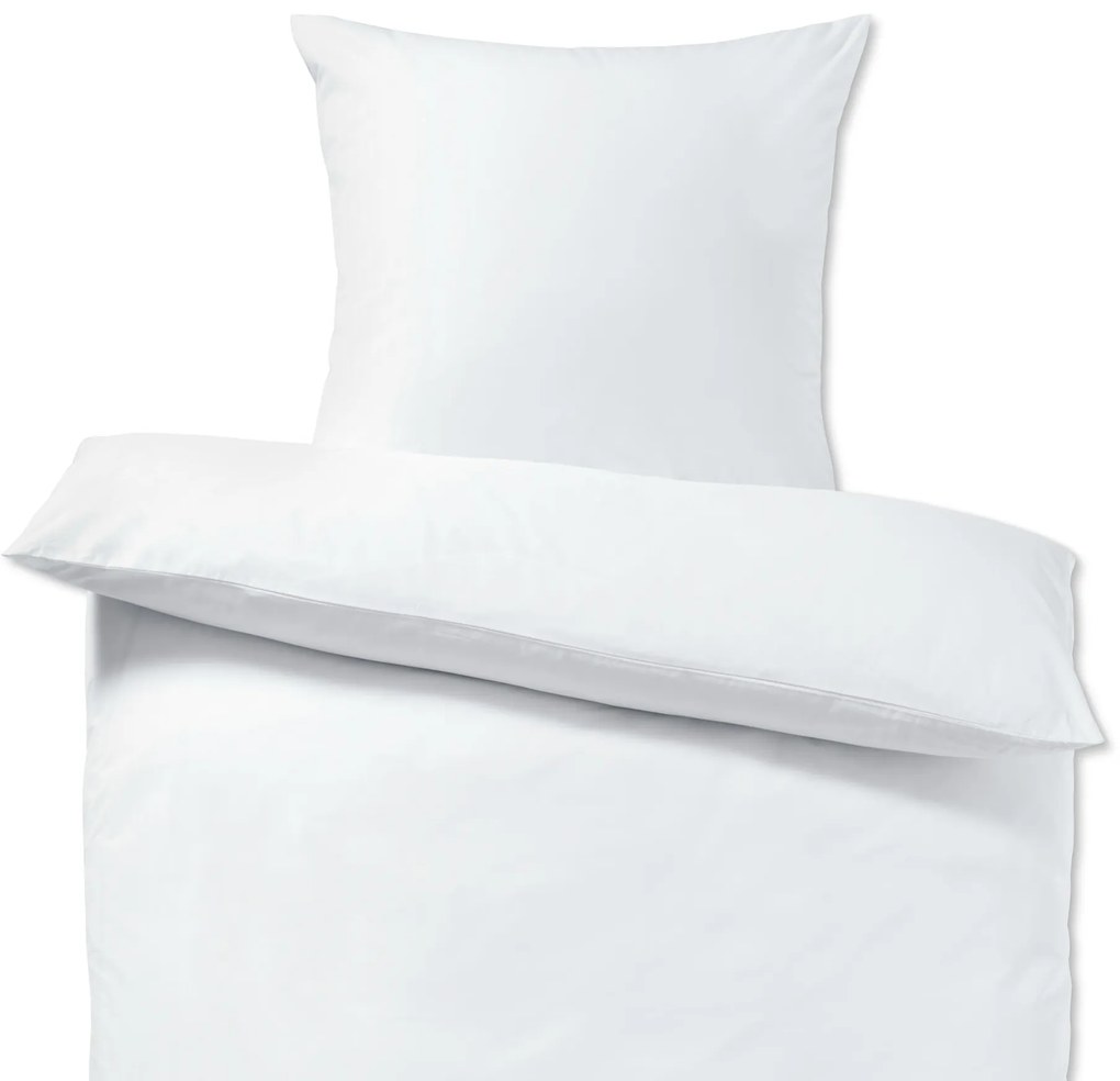 Posteľná bielizeň z perkálu, dvojlôžko, biela