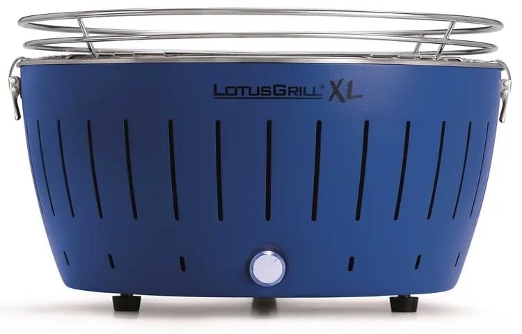 Modrý nedymiaci gril na uhlie LotusGrill XL