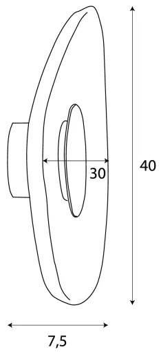 MAXLIGHT W0558 - LED Nástenné svietidlo DEUX LED/5W/230V čierna