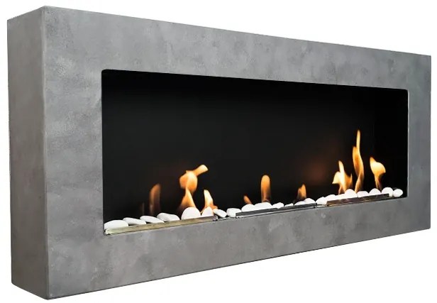 BIOFLAME biokrb Easy M Close Imitácia betón 90x40 cm - II. trieda