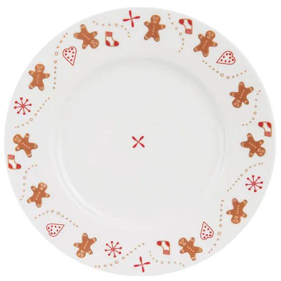 Porcelánový dezertný tanier PERNÍČEK 20 cm