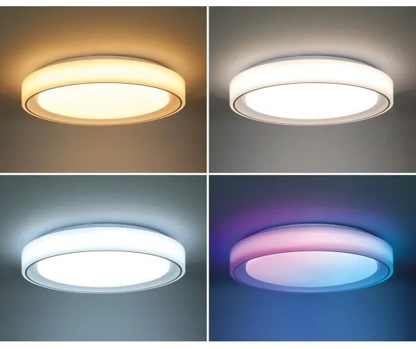 Solight WO8015 - LED RGB Stm. str. svietidlo FLOCO LED/30W/230V+RGB/6W+DO pr.40cm