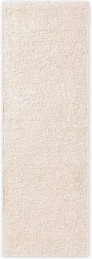 Krémový ručne tkaný behúň z materiálu buklé 80x200 cm Notting Hill Portobello – Ted Baker