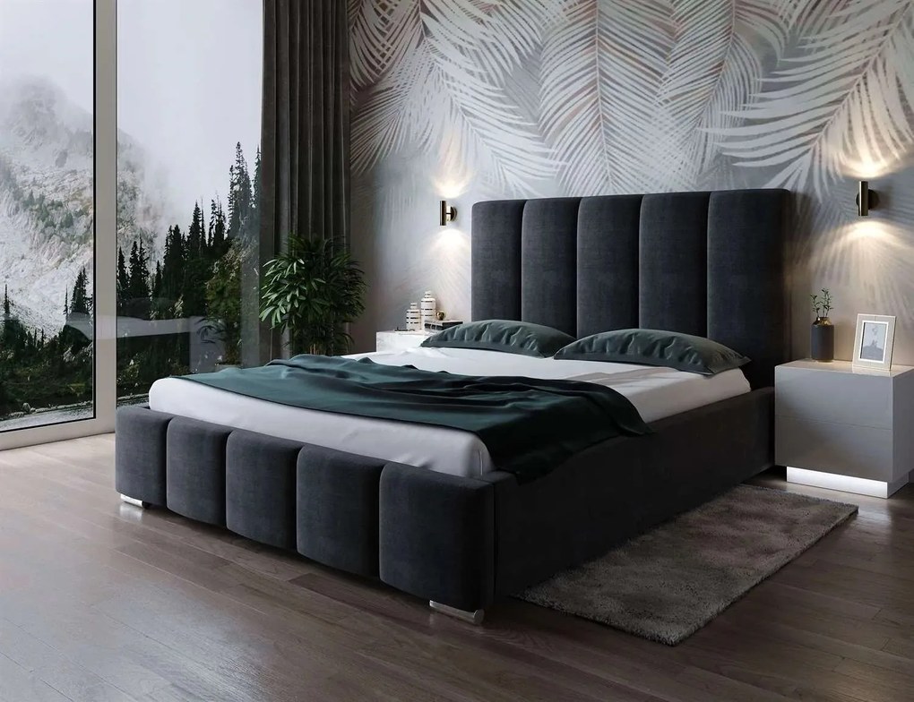 ČALÚNENÁ MANŽELSKÁ POSTEĽ MAREK 140X200 KRONOS 7