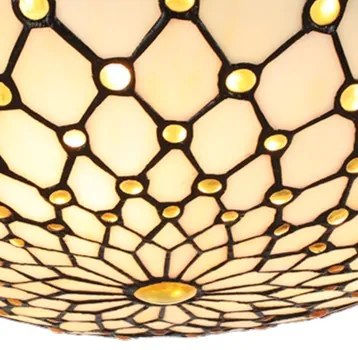 Stropná lampa - stropnica Prezent 1713 HIVE HONEY Ø40*12