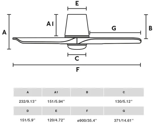 FARO 33836-1TW-LED stmievateľný ventilátor HEYWOOD TUB 10W/230V borovica/biela p